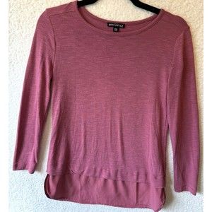 J.Crew‎ Mercantile Shirt XXS Mauve Layered Crewneck